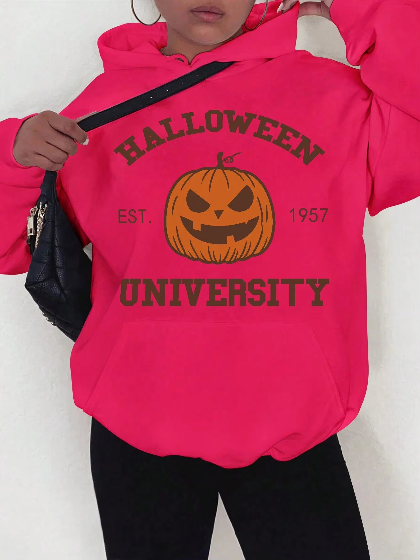 Cute Halloween Pullover Hoodie Old School Style'1957' Pullover 