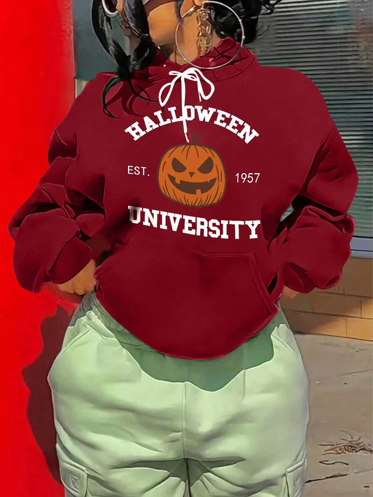 Cute Halloween Pullover Hoodie Old School Style'1957' Pullover 